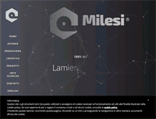 Tablet Screenshot of milesisrl.it